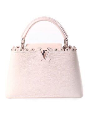 Louis Vuitton Capucines BB Nacre 2-Way Shoulder Bag Light Pink Taurillon